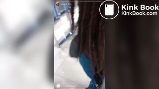 Girl friends panty poop