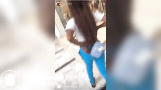 Girl friends panty poop