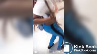 Girl friends panty poop