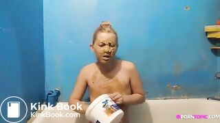 cute and sexy naked Polish girl shits