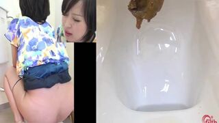 sexy asian toilet poop