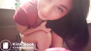 Sexy teen toilet pooping and farting - video 15