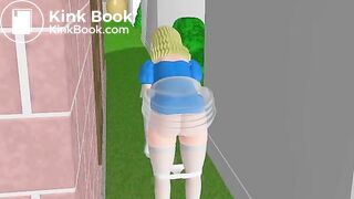 ANIME PRINCESS SHITS IN ALLEY