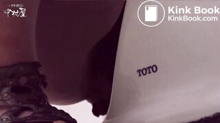 japanese toilet porn t-019 (chubby japan girl drops HUGE turd)