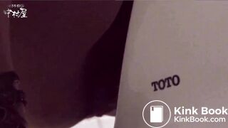 japanese toilet porn t-019 (chubby japan girl drops HUGE turd)