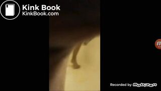 Ebony goes in the bathtub. Watch to see what happens after...