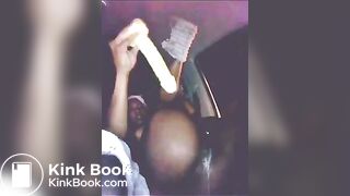 Shitty ebony anal queen