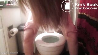 redhead unloads on floor