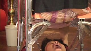 Human toilet eating shit and licking ass clean