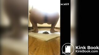 Ebony pooping - video 23