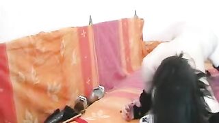 girl taste pee and shit