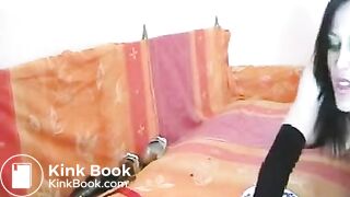 girl taste pee and shit