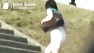 outdoors pooping accidents 002 (desperate girl diarrhea in panties)