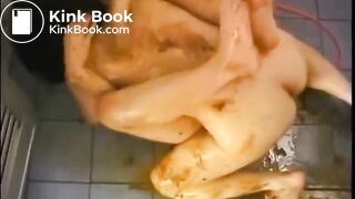 Lesbian enema and scat