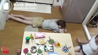 일본여자 식중독 설사