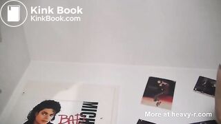 Watch my ass push out a huge hard log