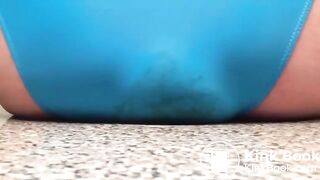 Brownpanties Swimsuit poop