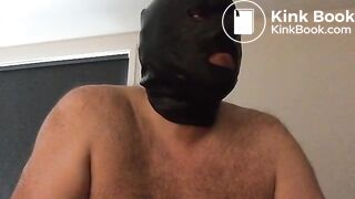 Pig eating three loads of shit