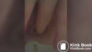 Girl poop in the toilet - video 2