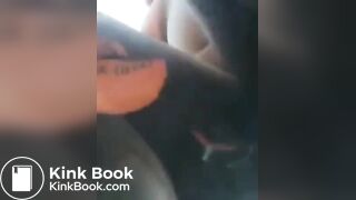 Naked Crazy Negro Lady Piss and Shits on Mans Car