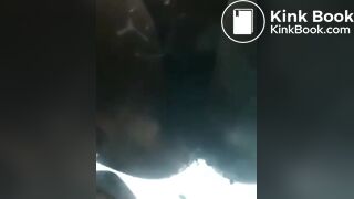 Naked Crazy Negro Lady Piss and Shits on Mans Car