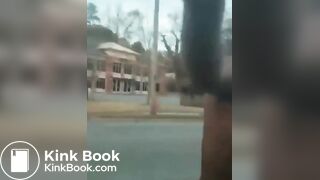 Naked Crazy Negro Lady Piss and Shits on Mans Car