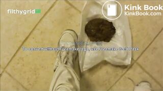 beautiful and sexy brunette has diarrhea