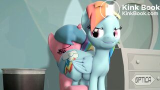 Rainbow dash scat