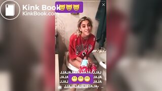 Chilean girl pooping