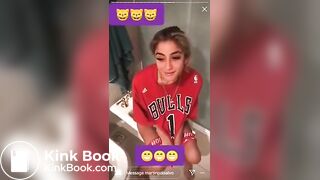 Chilean girl pooping