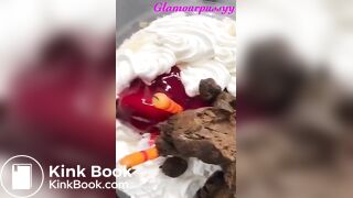 Girl shits on your birthday cake!