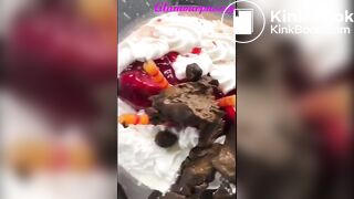 Girl shits on your birthday cake!