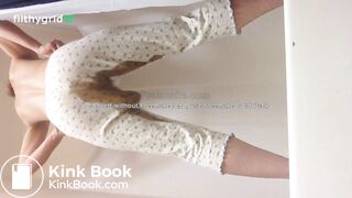 sexy topless milf has diarrhea