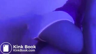 Black teen panty poop