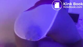 Black teen panty poop