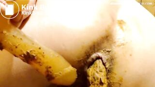 BBW dildos arse and shits