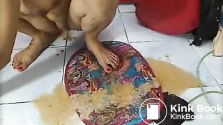 Camwhore drink scat and vomit mix