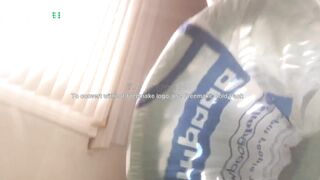 naked girl with a big ass shitting