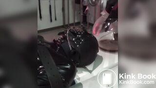 Bbw Scat in slaves mouth