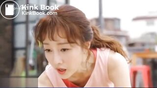 Korean girl has diarrhea during yoga