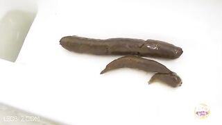 Long turd from Japanese girl