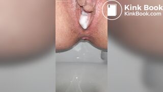 Scheißen, feuchte pussy