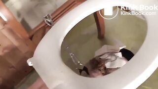 2 slaves eataing 2 Mistress's shit , scat 2