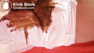 Panty poop and poop on white jeans then smearing - video 5
