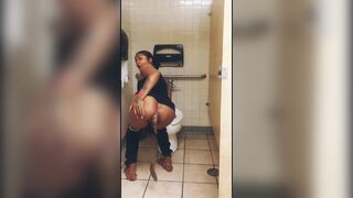 Shitting black girl