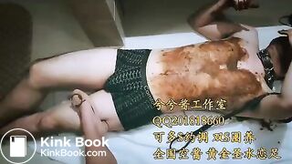Chinese femdom human toilet - video 6