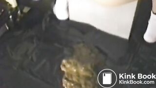 CUBE - japanese girl dropping big pile of poop