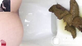 Japanese close up squat