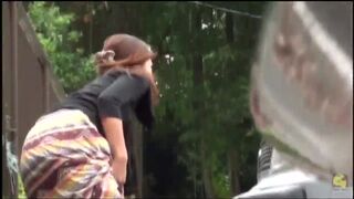 outdoors shitting unusual cleaning 017 (MOST INCREDIBLE I EVER SEEN)