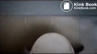 Girls farting on toilet